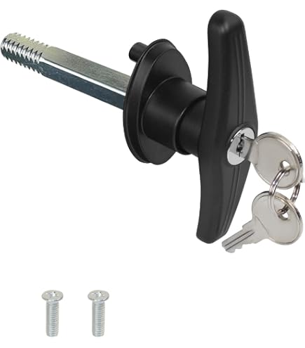 Statewide T-Handle Heavy-Duty Door Lock – Clockwise Turn, 1-Year